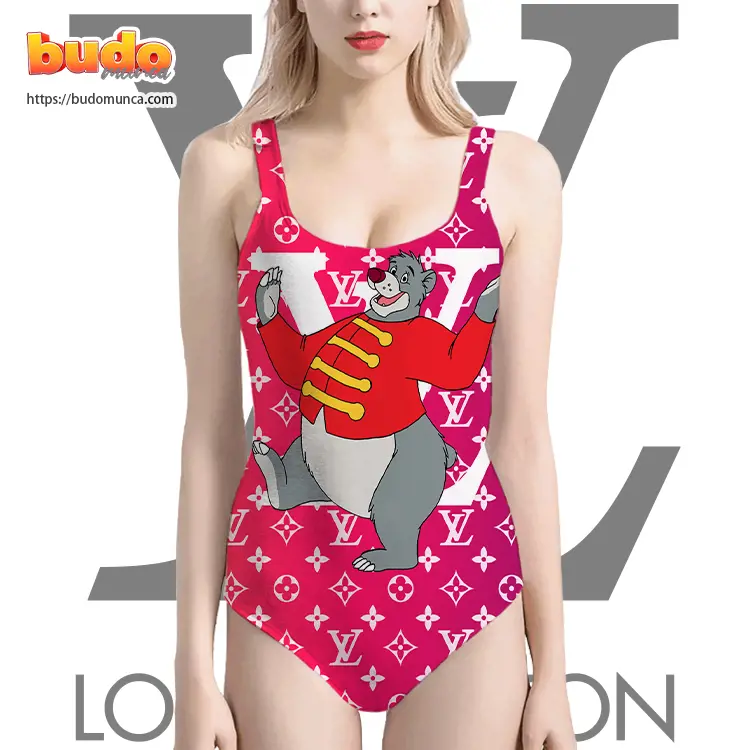 Lv feat baloo the jungle book v2 swimsuit louis vuitton gift uninque for women